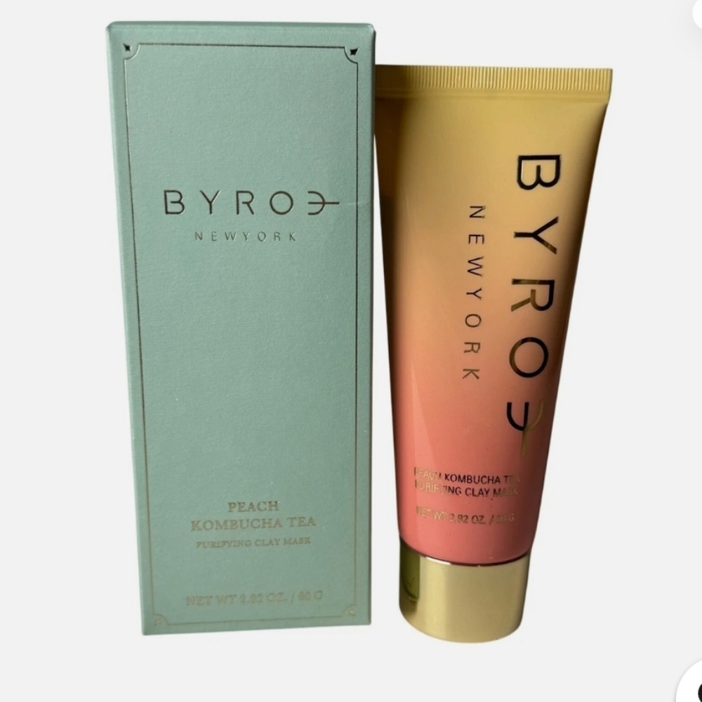 NEW💥 BYROE Peach Kombucha Tea Purifying Clay Mask